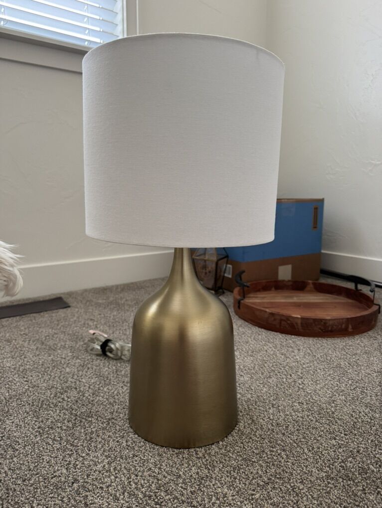 Brushed Gold Table Lamp