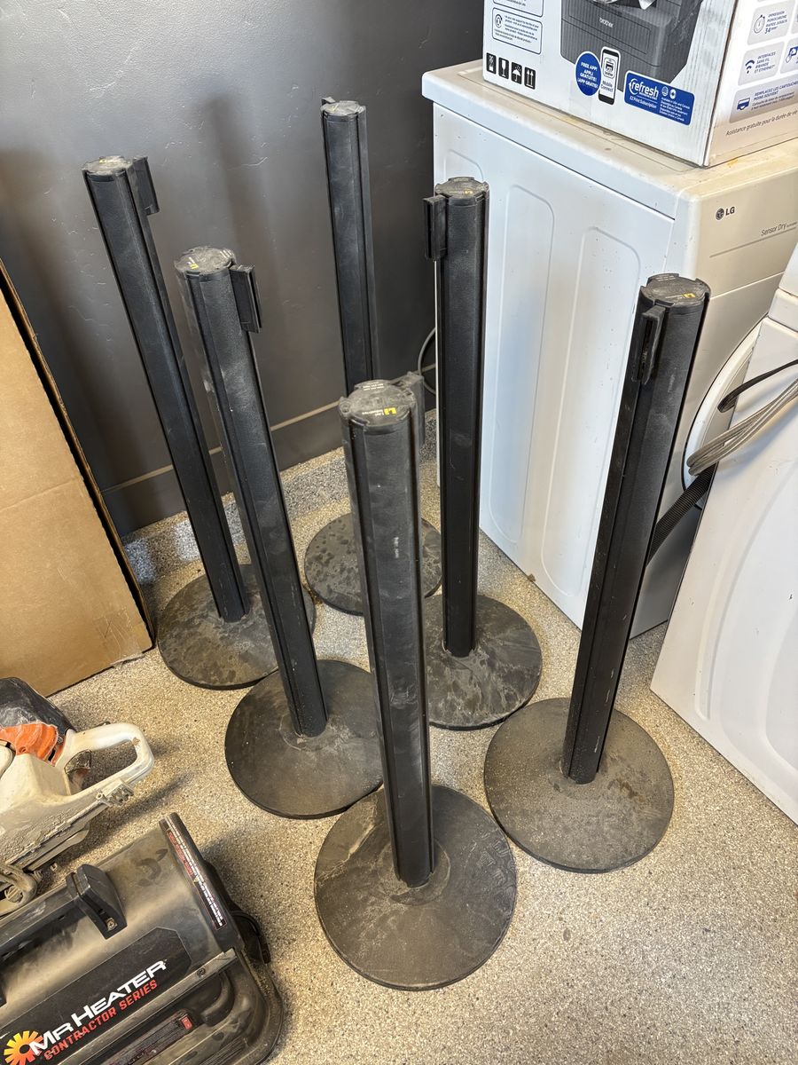 Public Guidance System Piles (8-Pack) - Lavi Industries Beltrac. Black