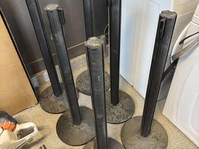 Public Guidance System Piles (8-Pack) - Lavi Industries Beltrac. Black
