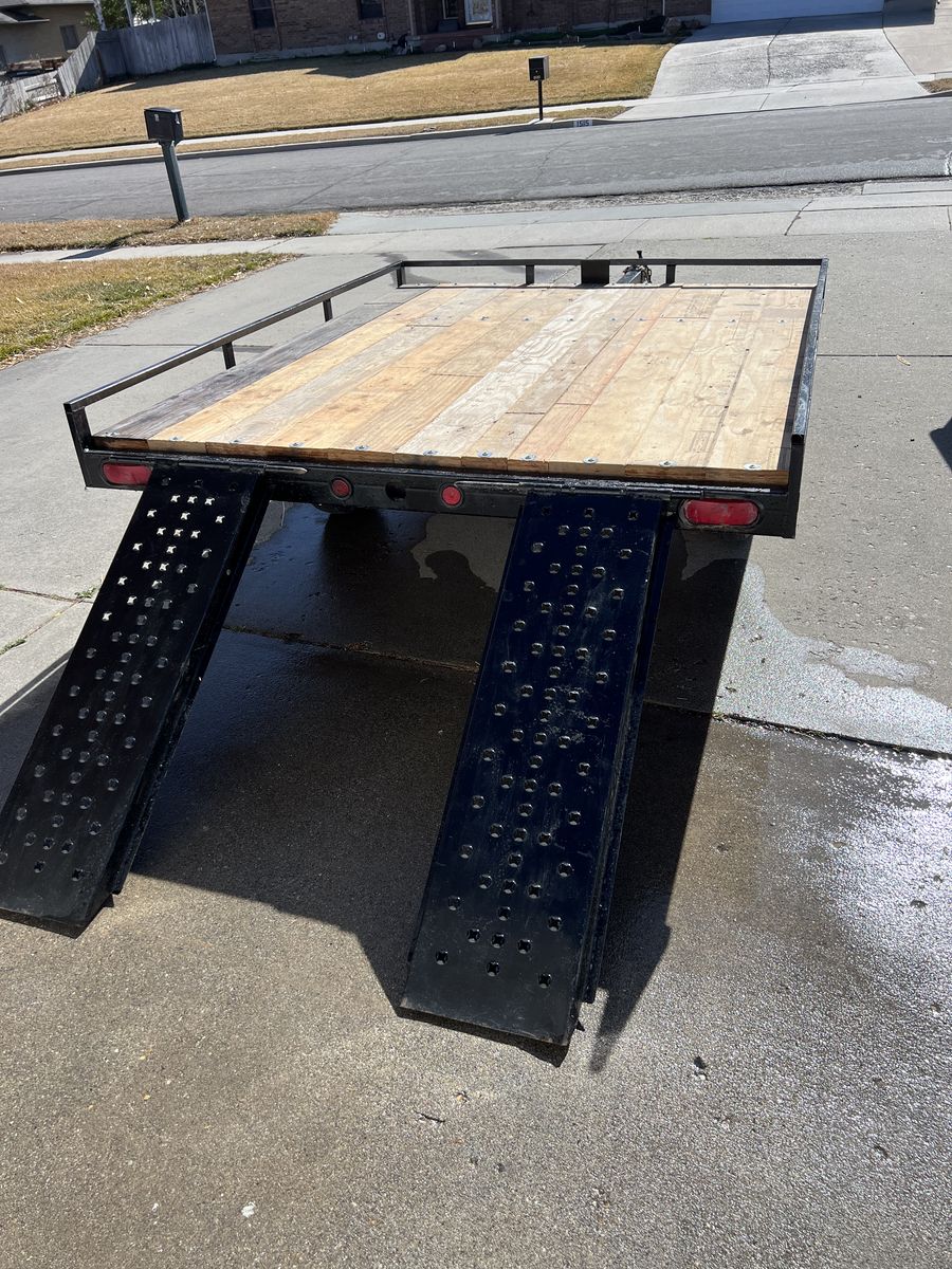 Utility Trailer with Ramps
