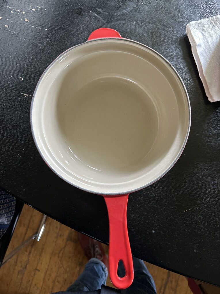 Vintage Le Creuset #22 Saucepan Pot No Lid