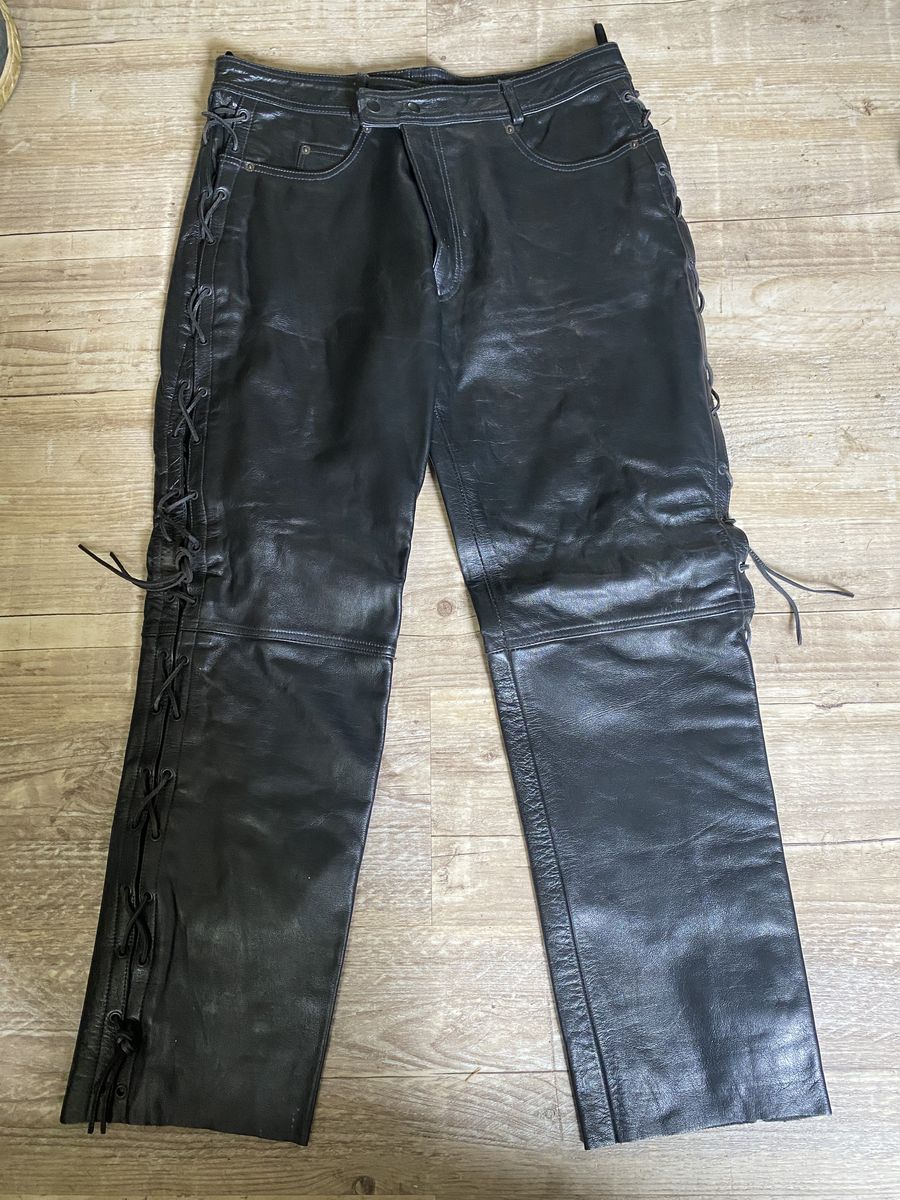 Men's Leather King 42" Waist 30" Inseam Pants
