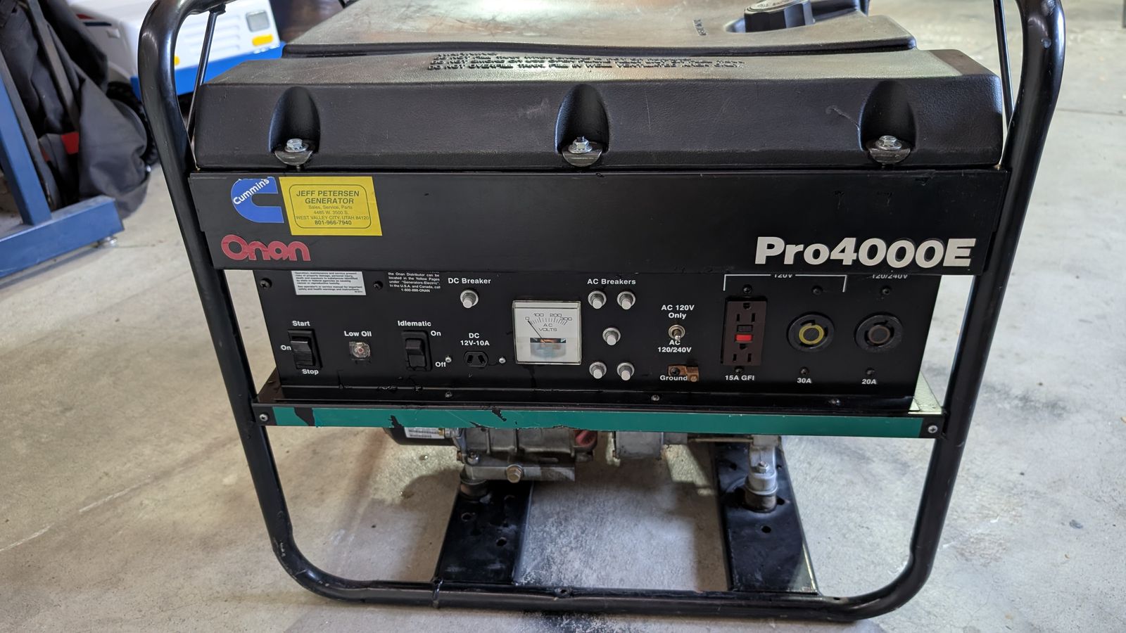 Onan Pro4000E Generator 4.0kW/60 Hz