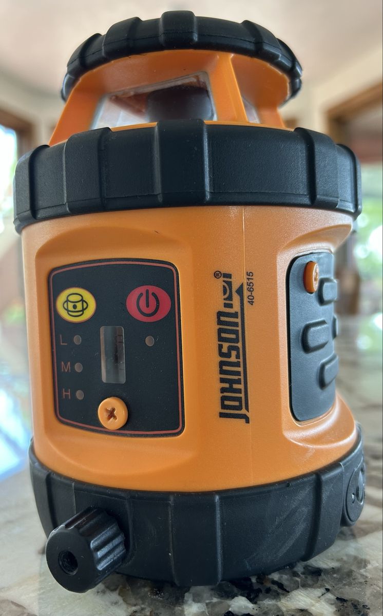 Johnson 40-6515 Self-Leveling Rotary Laser AS IS