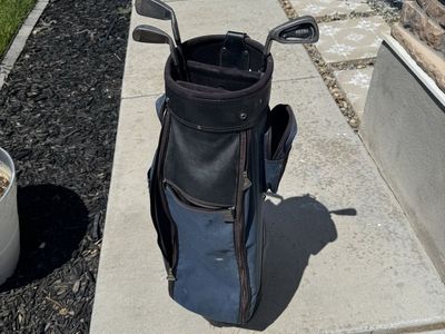 Used Golf Bag and a few left handed clubs