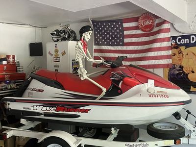 1997 Yamaha GP1200 WaveRunner 3-Cylinder PWC w/ Yacht Club Trailer