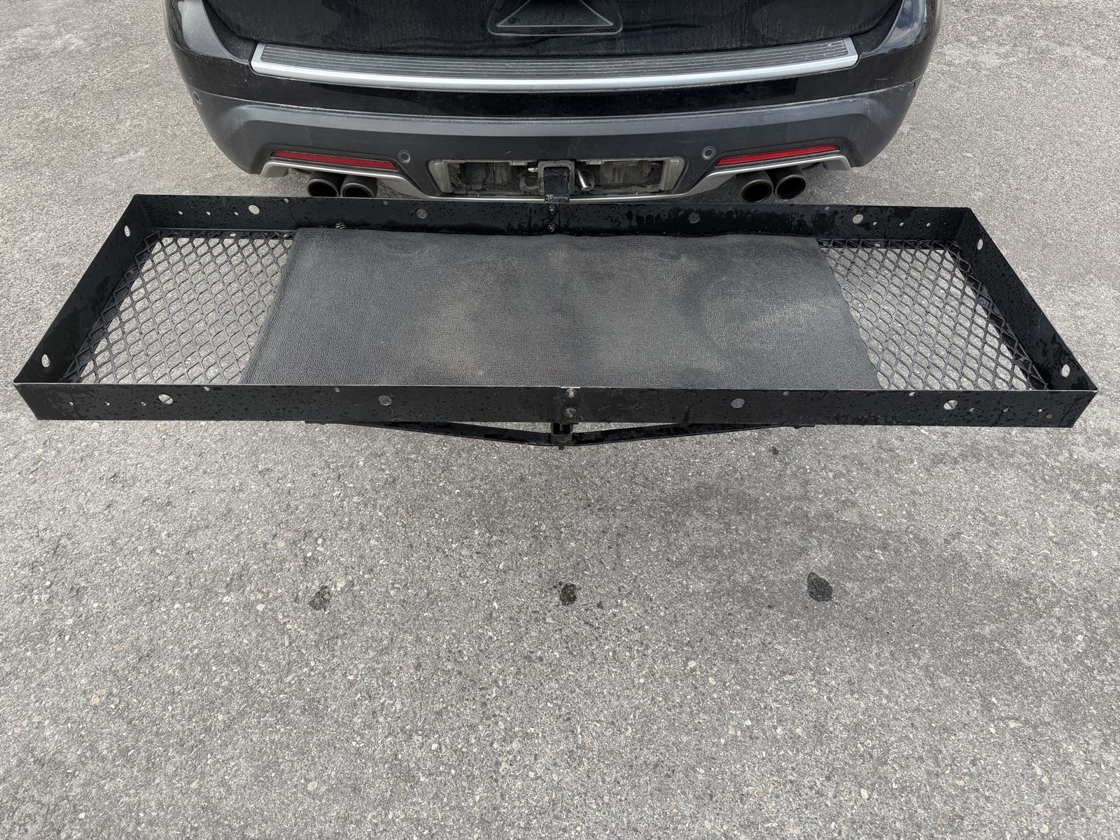 Hitch Mounted Cargo Rack