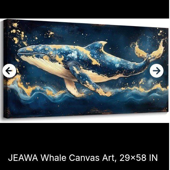 Canvas Wall Art 29" x 58" ( NEW)