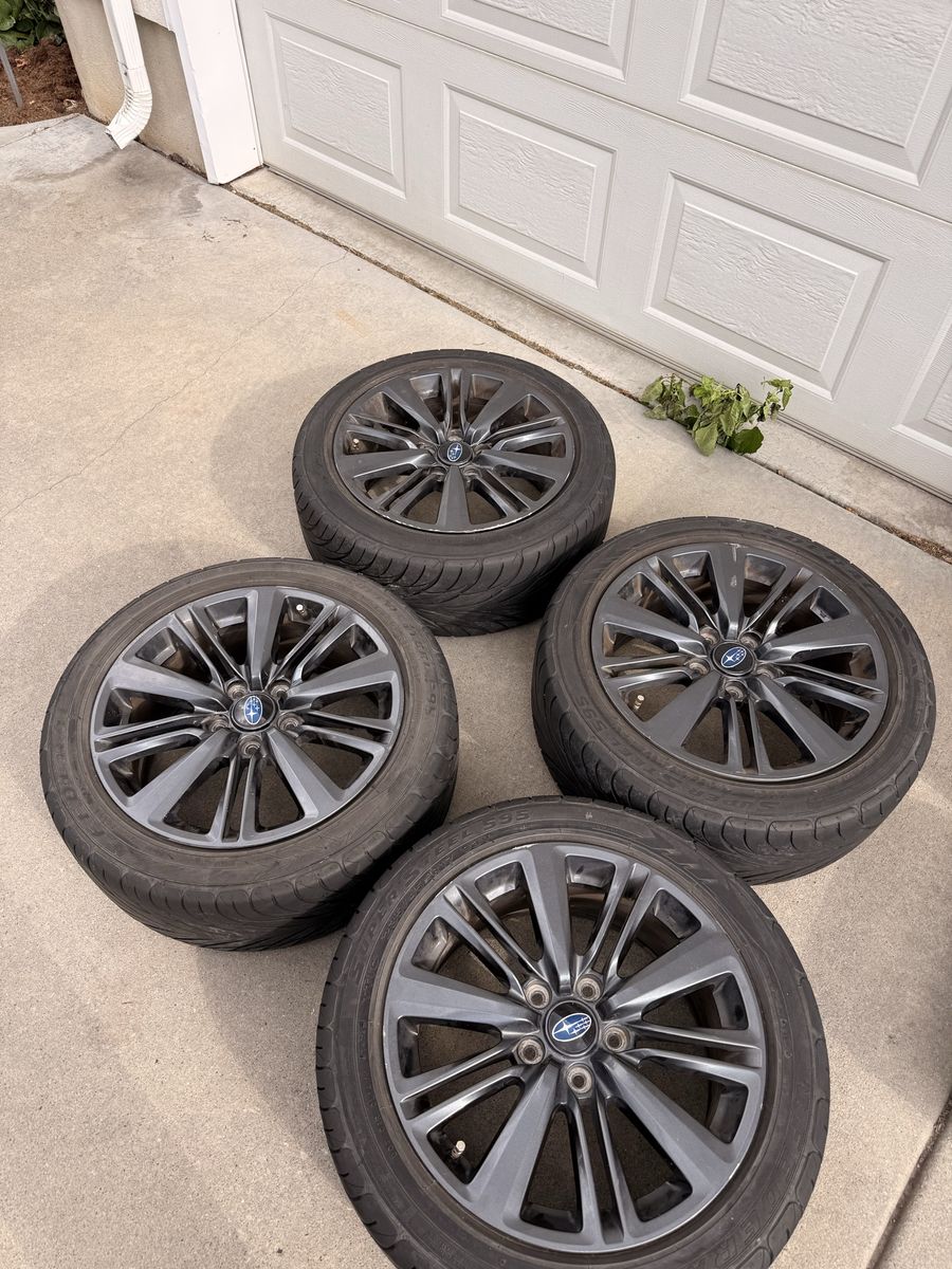Subaru Outback 18" OEM Wheels & Tires (Set of 4) - Gunmetal Gray Rims