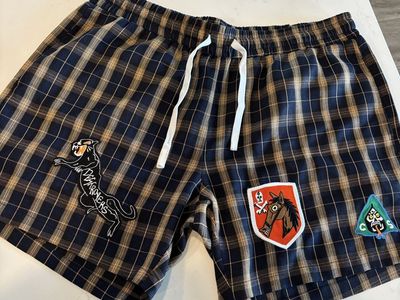 Cheatin Snakes Worldwide Plaid Men’s Shorts - Size Large
