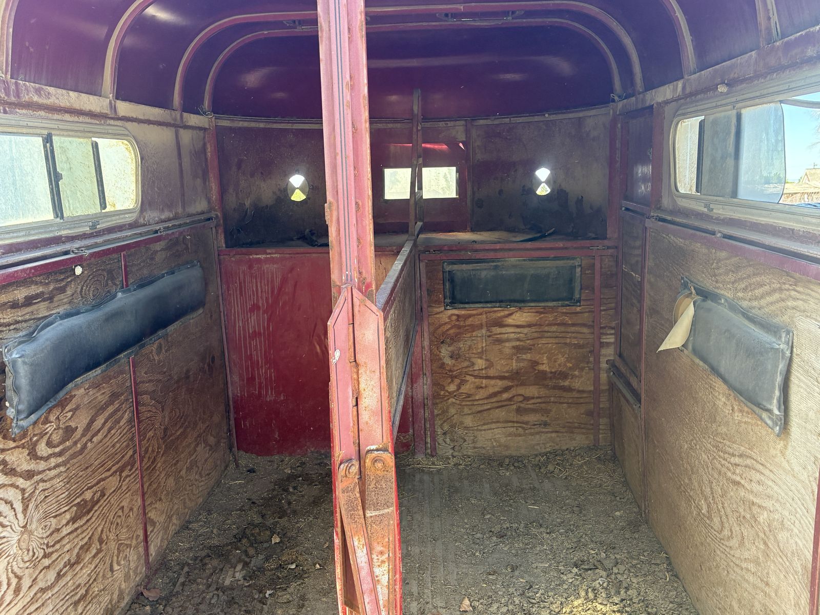 Larger two horse trailer