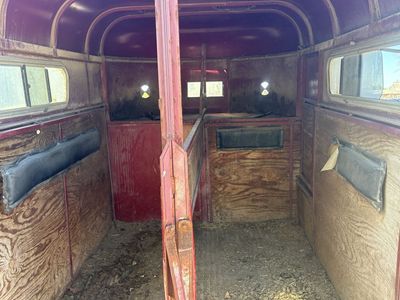 Larger two horse trailer