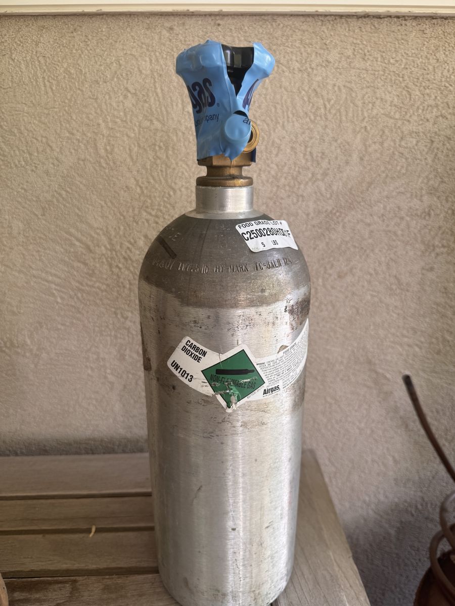 Home brewing 5lb co2 tank