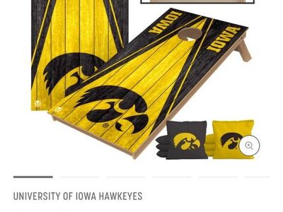 Iowa Hawkeyes 2'x4' Cornhole Set *BRAND NEW*