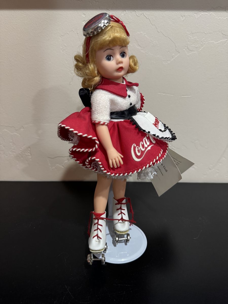 Madame Alexander Coca-Cola Carhop Doll, Collectible Blonde Doll on Roller Skates with Original Tag