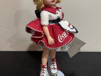Madame Alexander Coca-Cola Carhop Doll, Collectible Blonde Doll on Roller Skates with Original Tag