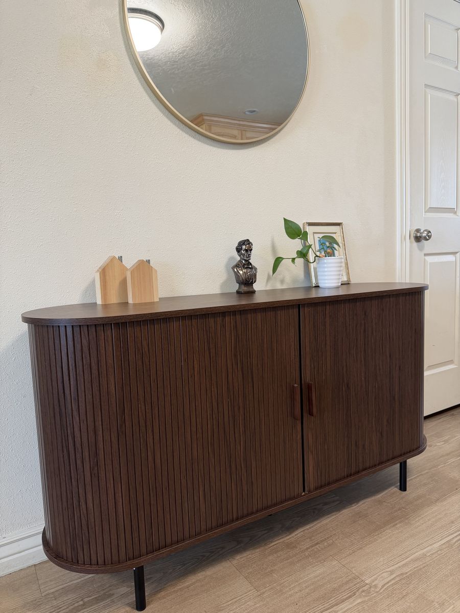 Modern Wood Sideboard / Accent Cabinet - New, Assembled from Box