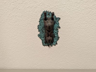 bronze copper bunny rabbit door knocker