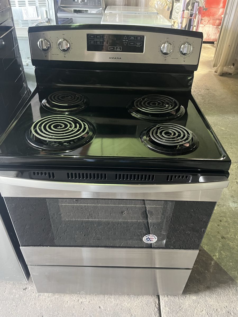 Great Amana SS electric range,free delivery