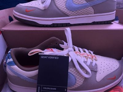 Size 9/5 cartoon dunks