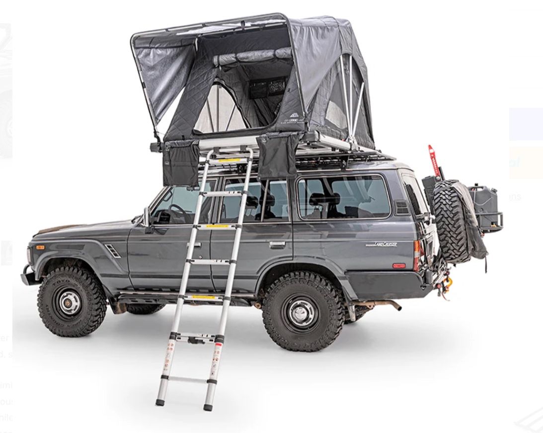 FSR High Country Premium 80" Roof Top Tent, Insulated, Sleeps 3-5 people