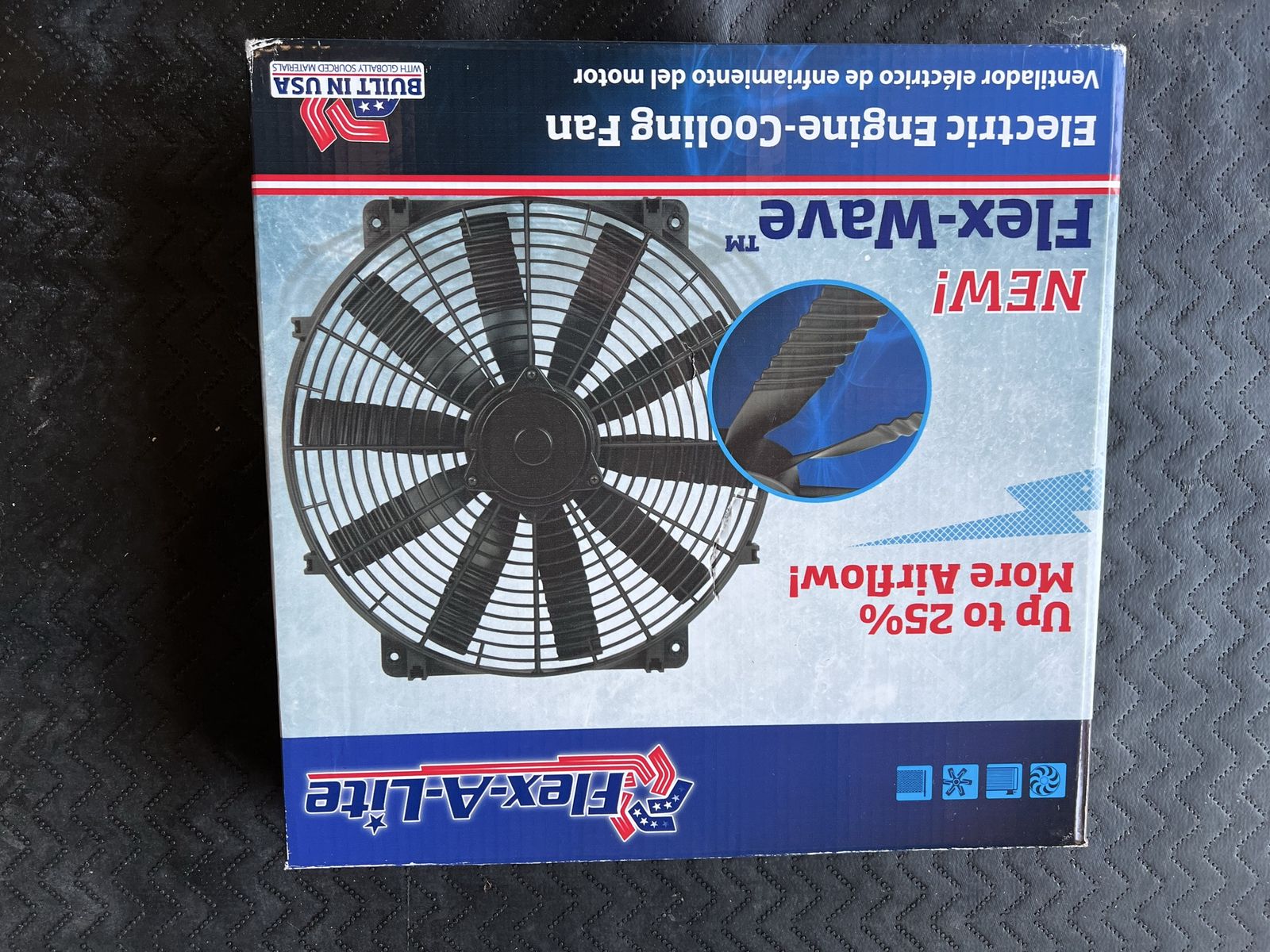 Flex-A-Lite Dual Electric Engine Cooling Fan Assembly “ pullers “
