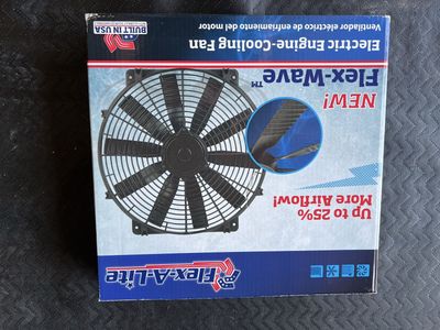 Flex-A-Lite Dual Electric Engine Cooling Fan Assembly “ pullers “