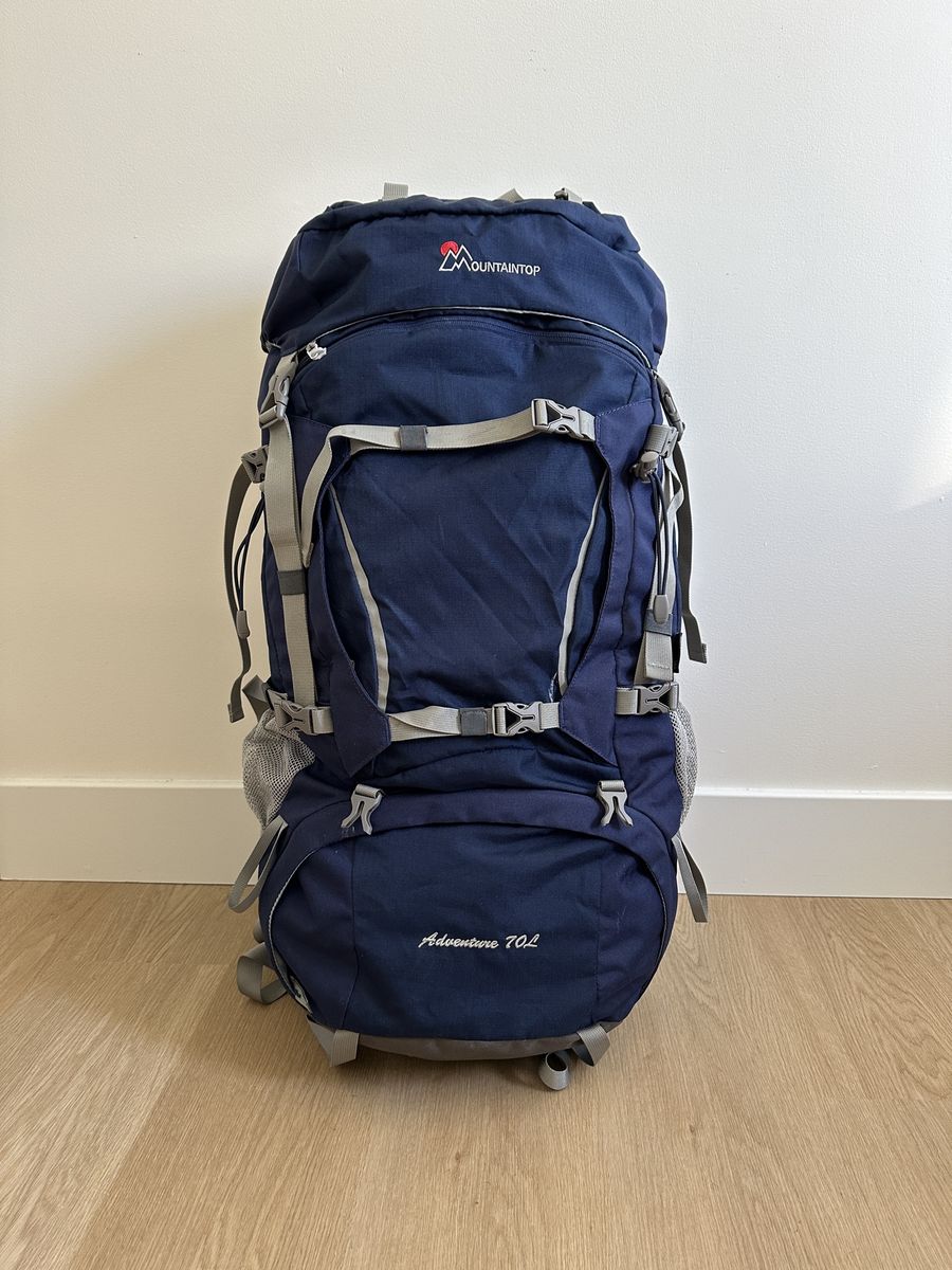 Mountaintop Multi -Day Hiking Backpack & Raincover