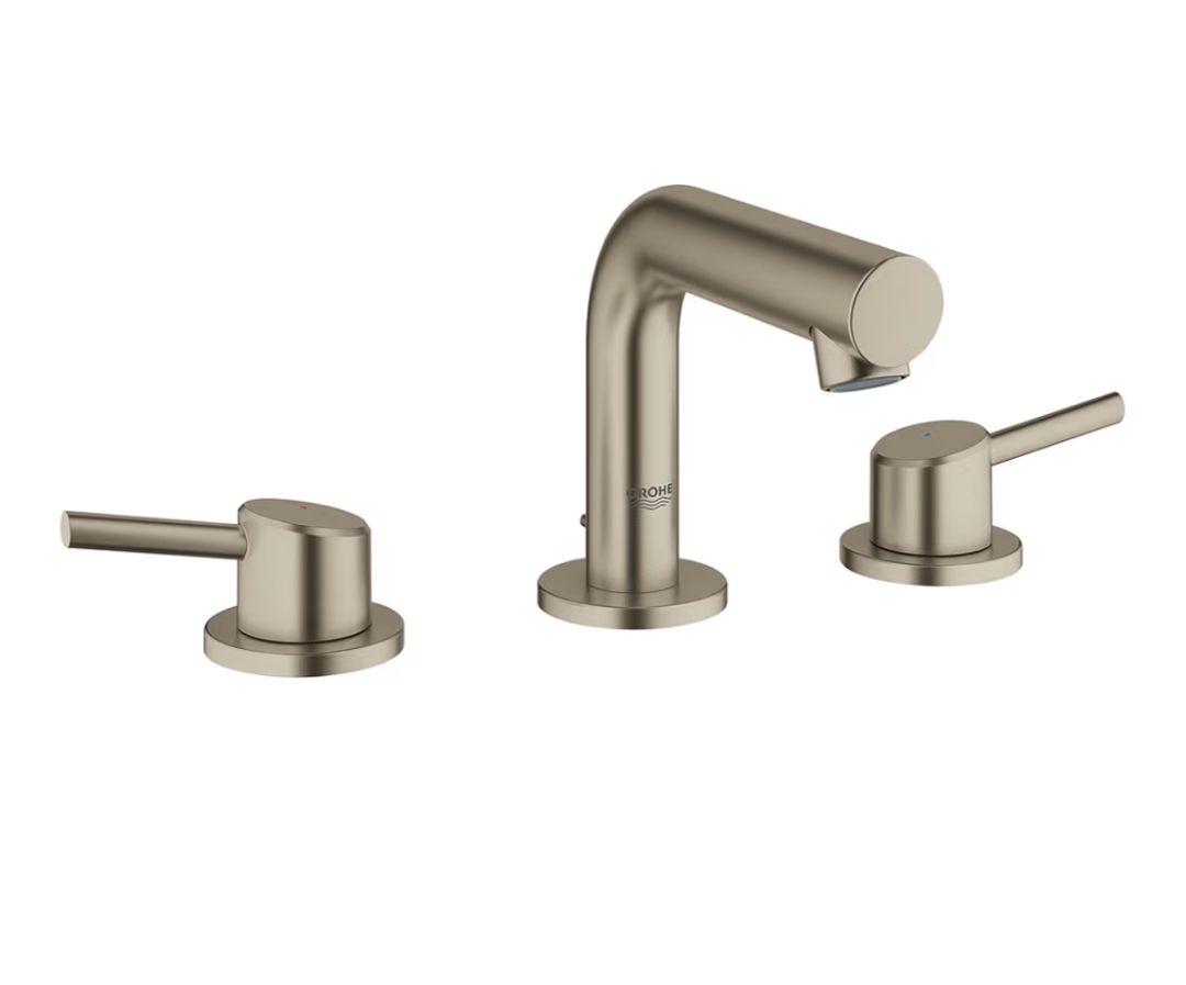 Grohe 20572EN1 Concetto 8" Widespread 2 Handle Mid-Arc Bathroom Faucet