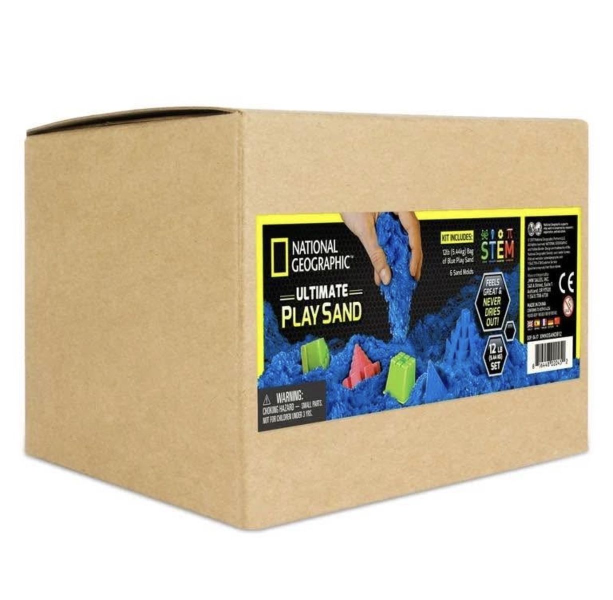 12lbs National Geographic Blue Play Sand