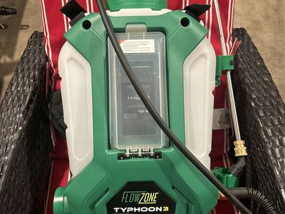FlowZone Typhoon 3 18V Lithium-Ion Battery Powered Backpack Sprayer with Adjustable Nozzles
