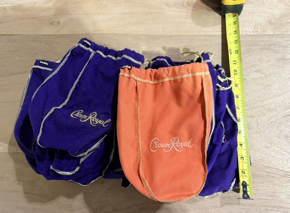 15 Crown Royal Bags, 9