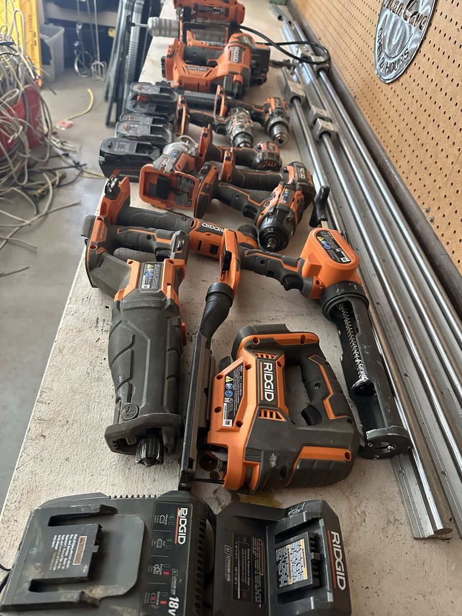 Rigid 18V Battery Powered Tools