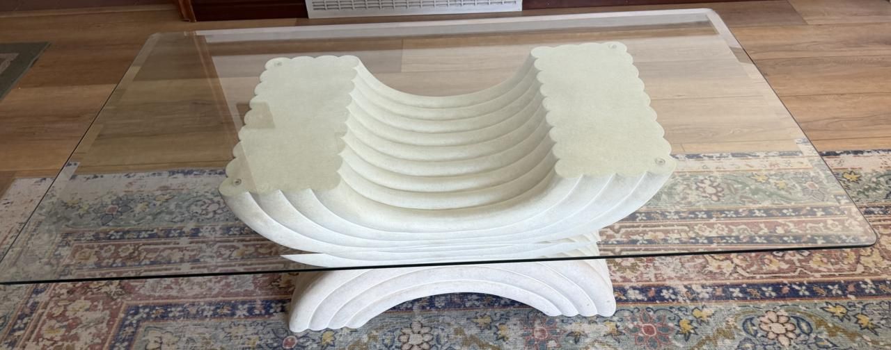 Glass coffee table for sale