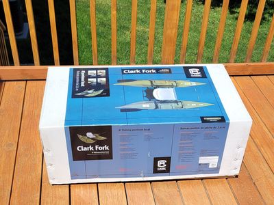8' Clark Fork fishing pontoon boat