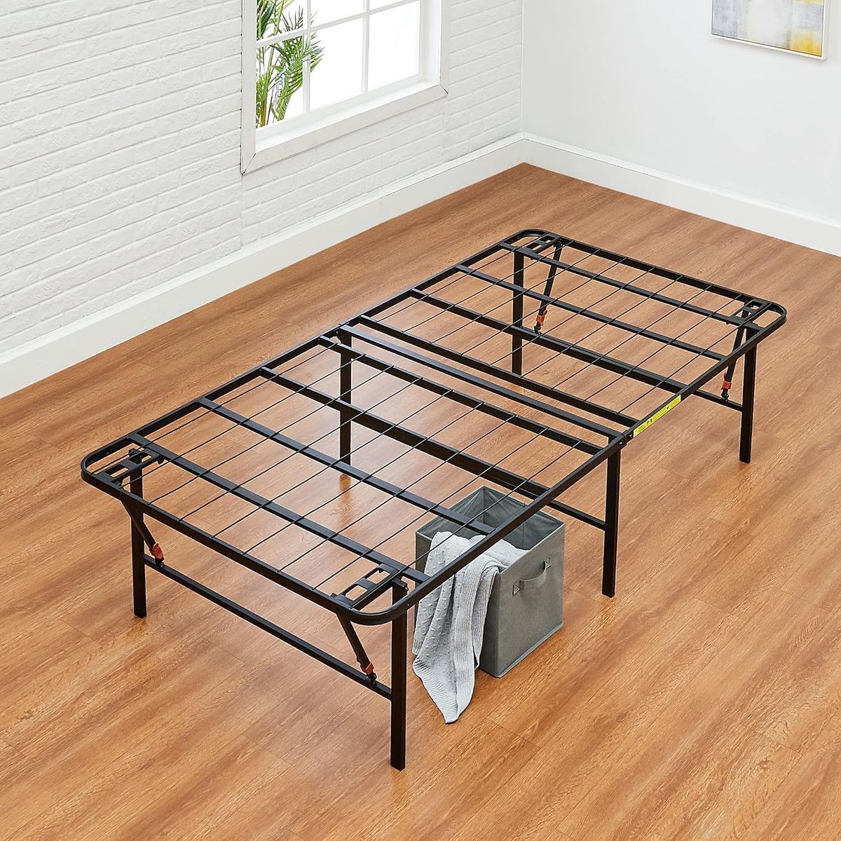 Metal bed frame twin full