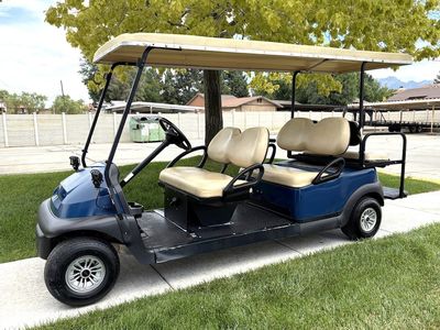 2016 Blue Gas 6-Passenger Club Car Precedent Golf Cart
