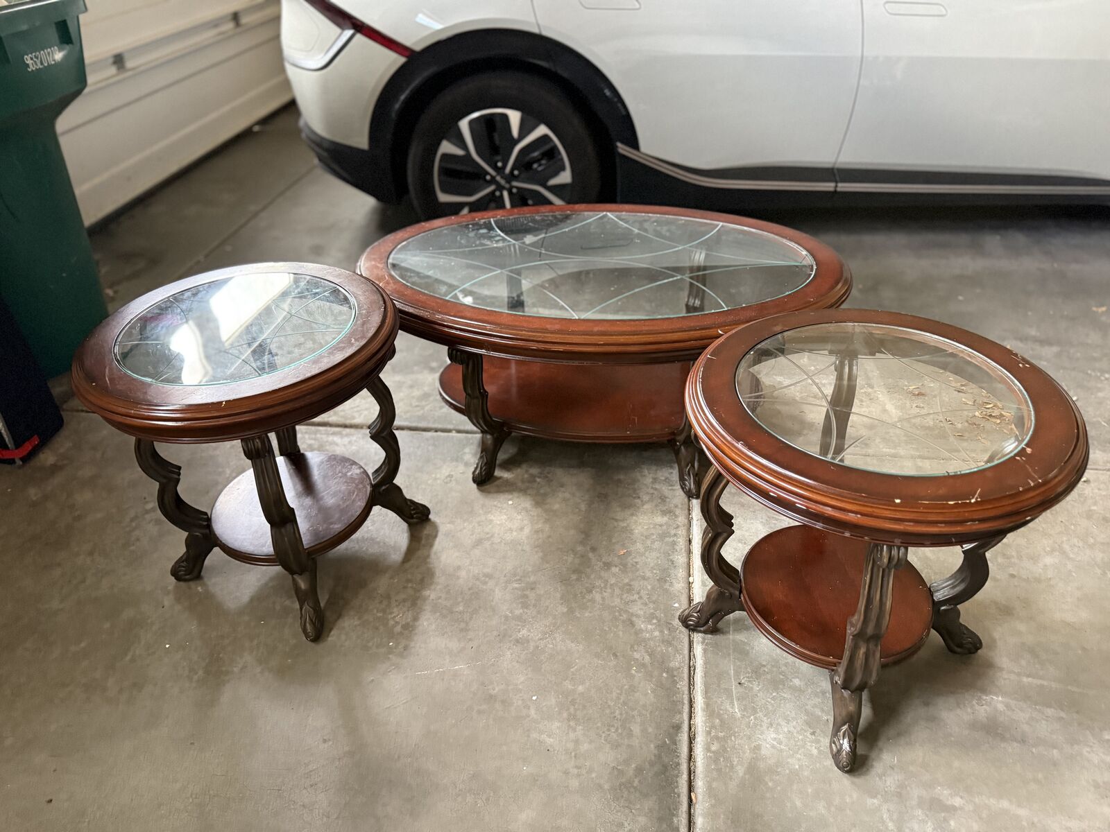 Coffee Table and 2 End Tables