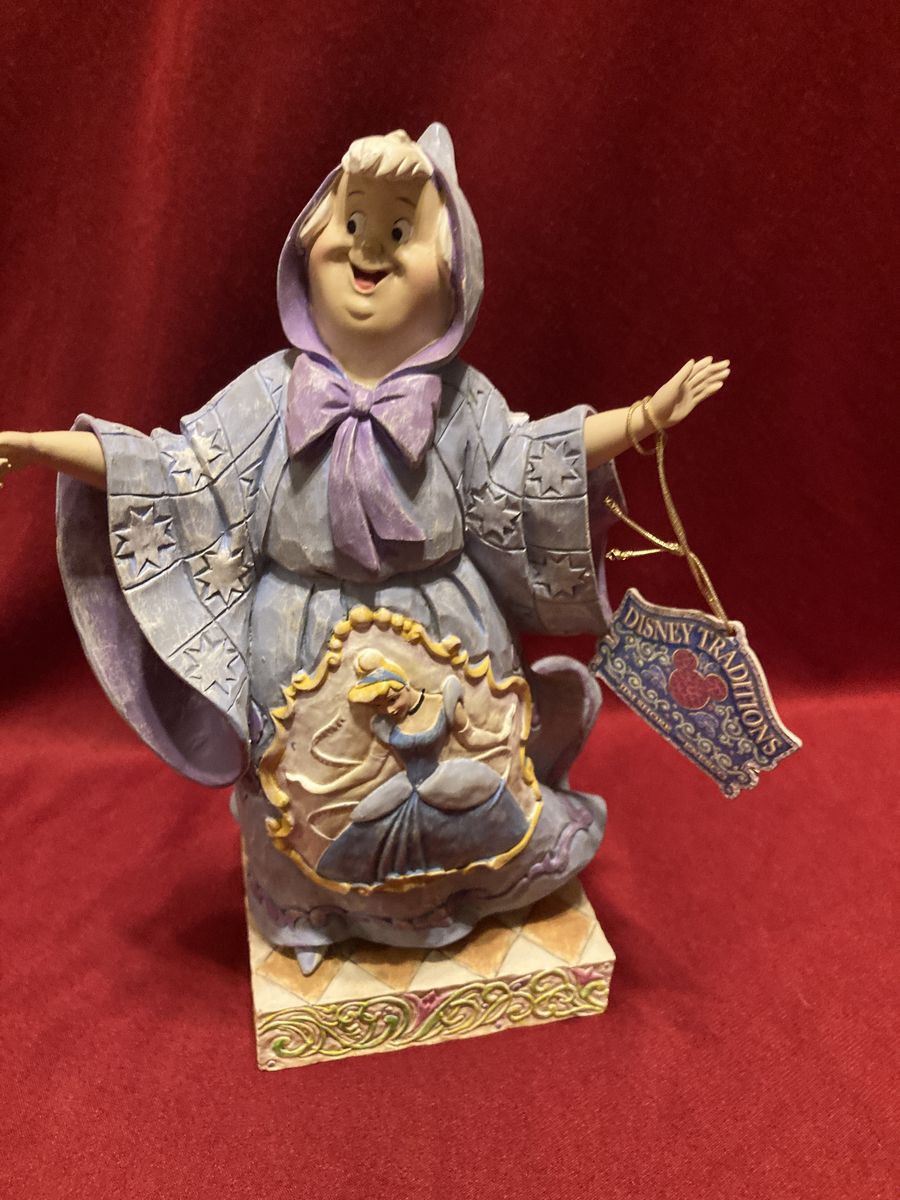 Disney Traditions Fairy Godmother Magical Transformation Like New In Box By Jim Shore