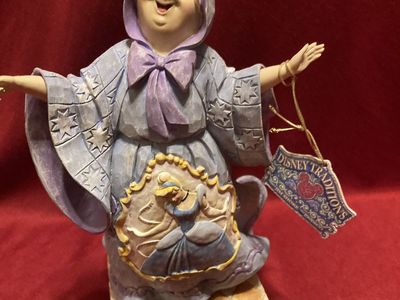 Disney Traditions Fairy Godmother Magical Transformation Like New In Box By Jim Shore