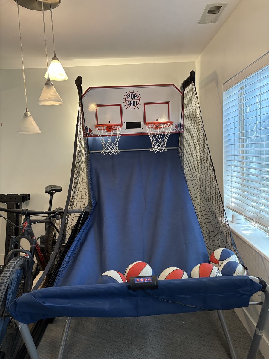 Pop-A-Shot Dual Rim Arcade Basketball Game with Balls