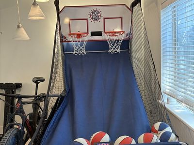 Pop-A-Shot Dual Rim Arcade Basketball Game with Balls