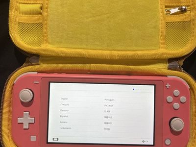 Pink Nintendo switch lite