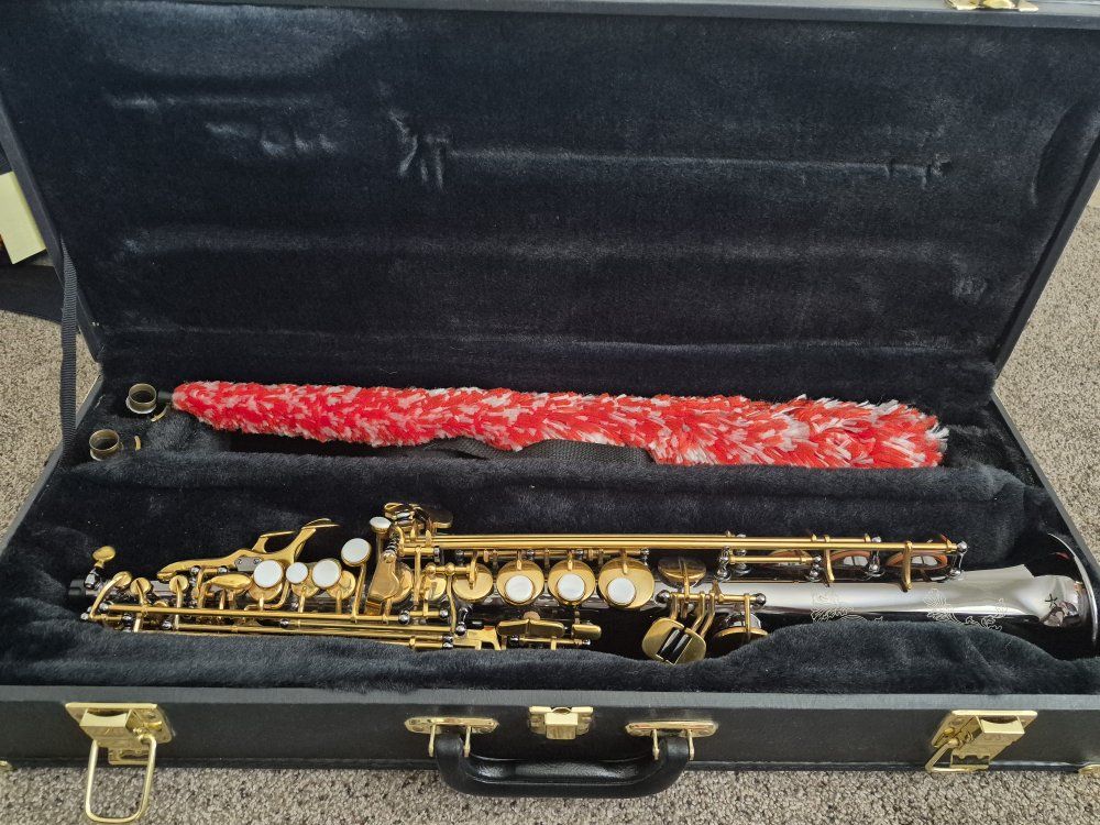 Cannonball Semi-Pro Soprano Saxophone Sax with Warranty
