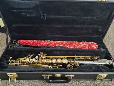 Cannonball Semi-Pro Soprano Saxophone Sax with Warranty