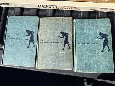 Vintage 1950s & 1960’s Nancy Drew hardback books.