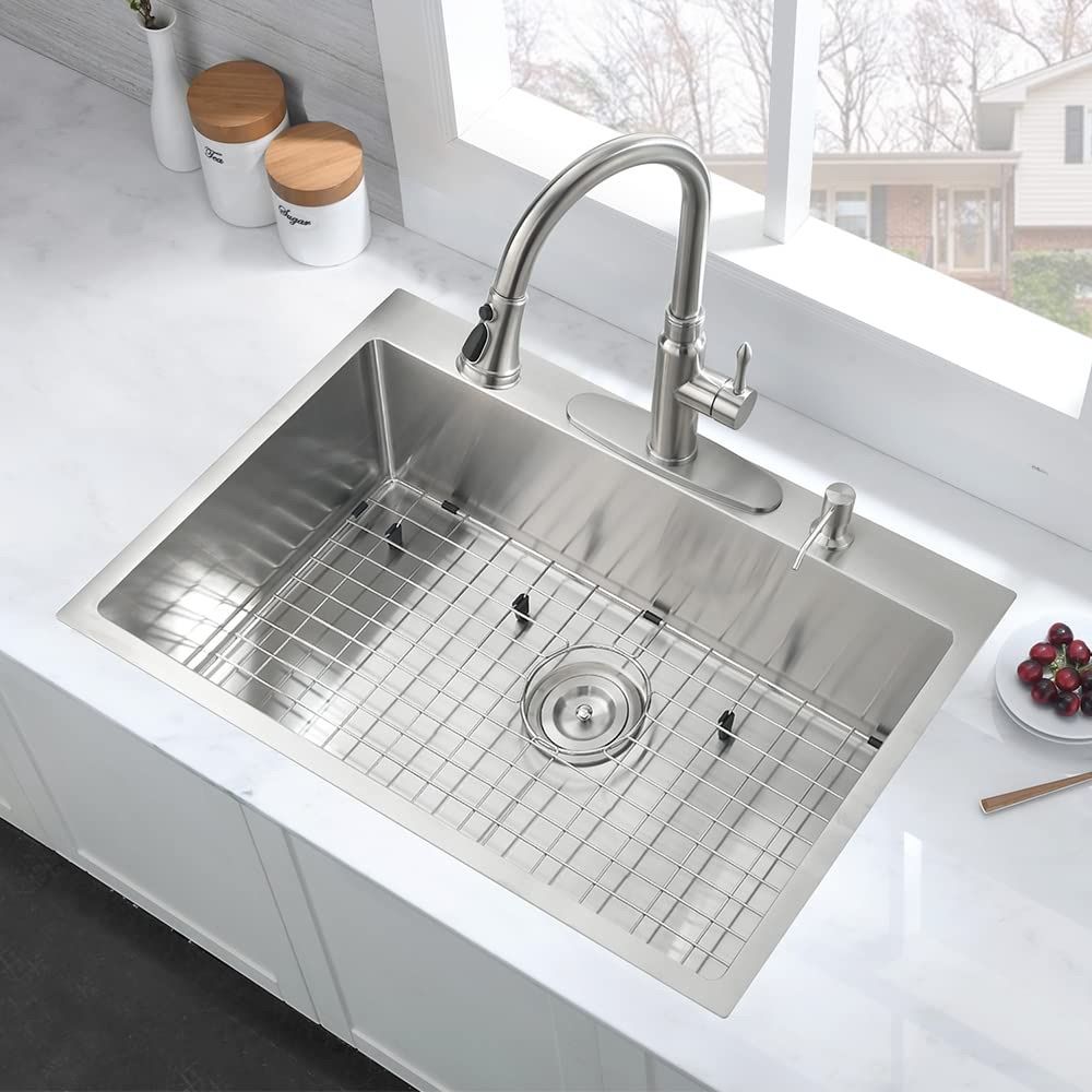28 inch Drop in kitchen sink, new