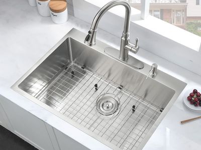 28 inch Drop in kitchen sink, new