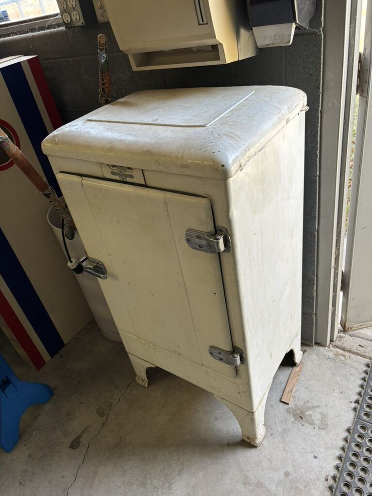 Vintage Antique Refrigerator