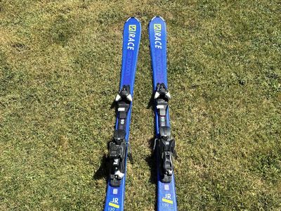 Salomon S/Race JR 130 Skis with Bindings - Junior Race Skis